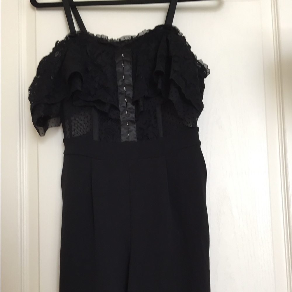Express Black lace jumpsuit - Picture 5 of 6